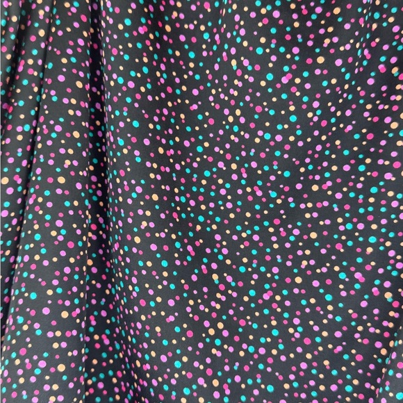 Lane Bryant Black Polka Dot Ruffled Camisole Top - Picture 5 of 5